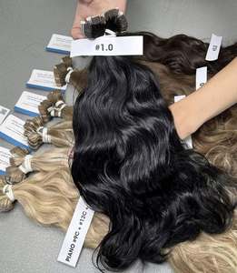 <b>Top</b> Selling Natural Wavy Tape In Hair Extensions Many Colors <b>Silky</b> Smooth Cuticle Aligned Ready To Ship 100% Human Hair - Product Image 4