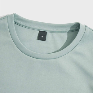 SAFETY SPECTRUM OEM Ensemble 2 pièces short et t-shirt décontracté d'été grande taille pour hommes/femmes, streetwear écologique, col rond, délavé à l'acide - Product Image 6