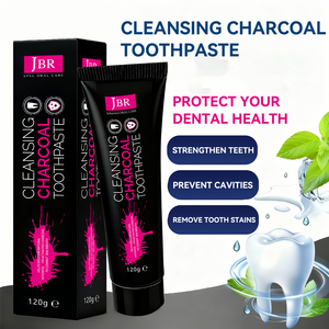 <span class=keywords><strong>Dentifrice</strong></span> au <span class=keywords><strong>Charbon</strong></span> Actif Bio JBR Premium 120g Double <span class=keywords><strong>Action</strong></span> Blanchissant Anti-taches Haleine Fraîche pour Usage Quotidien - Product Image 2