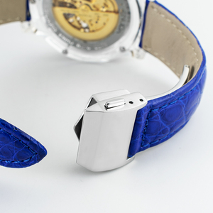 Luxury Sapphire Glass Case New Arrival Men Fashion <b>Watch</b> Hollow Out Gold Dial <b>Automatic</b> Mechanical <b>Skeleton</b> <b>Watches</b> for Men OEM - Product Image 3