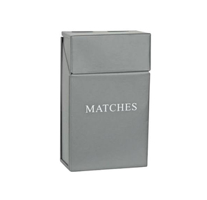 Customized Decorative Metal Matches Holder <b>Box</b> for Safe Match <b>Storage</b> with Stylish Home and Fireplace Organization - Product Image 3