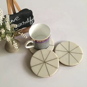 Unique Style Trendy Design Resin Solid Metal Inlay Tea Cup <b>Mats</b> Pads At Low Price High Standard Tableware Drink Coaster - Product Image 2