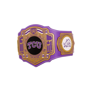 เข็มขัดแชมป์ TCU Horned Frogs แบบปรับแต่งได้ เข็มขัดมวยปล้ำคุณภาพสูง เข็มขัดแชมป์กีฬาสำหรับนักสะสมและแฟนๆ - Product Image 5