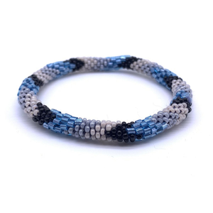 Pulsera de Piedras Preciosas Hecha a Mano con Cuentas Inspiradas en el Océano, Estilo Surfista de Playa - Product Image 2