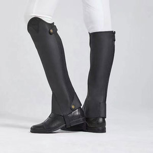 Cow Leather Equipment Genuine Leather <b>Half</b> <b>Chaps</b> Top Quality <b>Half</b> <b>Chaps</b> Horse Riding <b>Half</b> <b>Chaps</b> - Product Image 1