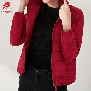 Vestes matelassées professionnelles pour femmes, chaudes pour l'hiver, pour athlètes masculins, coupe ajustée, coupe-vent, rembourrage épais, vêtements de sport - Product Image 2