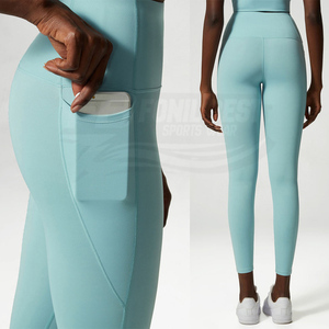 Pantalones Deportivos de Cintura Alta para Mujer, Leggings de Yoga con Bolsillos, Diseño Personalizado, Servicio OEM - Product Image 3