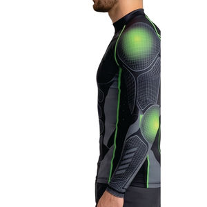 T-shirt de compression pour homme, anti-transpiration, sous-vêtement de sport pour la gym, la course à pied, l'entraînement et les activités sportives - Product Image 4