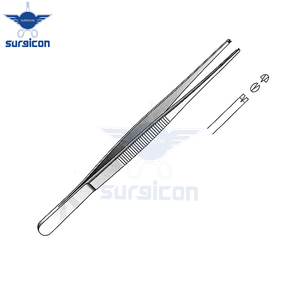 Pinzas Delicadas de 14.5 cm / 5-3/4 Pulgadas, Pinzas Quirúrgicas Finas de Acero Inoxidable para Manipulación Precisa de Tejidos en Microcirugía - Product Image 5