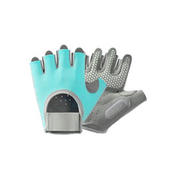 Gants de musculation unisexes en microfibre respirants à demi-doigts, meilleure adhérence, haute qualité, ajustement confortable