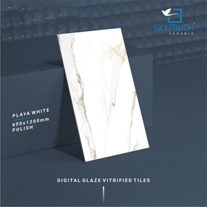 Couleur blanche Carara marbre produits brevetés brillant Exture intérieur maison carreaux décoratifs porcelaine céramique porcelaine carreaux de céramique exportateur - Product Image 2