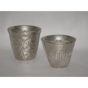 Silver Hammered <b>Candle</b> with Single <b>Wick</b> Scented Luxury Soy Wax Minimalist Decor new Gift Modern Tabletop Home Fragrance - Product Image 1