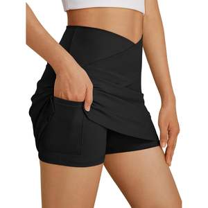 2025 jupes de tennis pour femmes avec short Mini jupes de golf athlétiques 2025 tenues d'entraînement d'été avec poches - Product Image 4