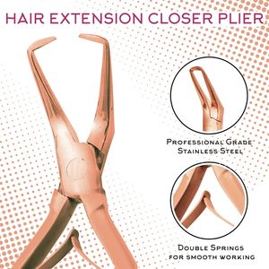 Aiguilles à crochet en acier inoxydable de 9,6 pouces, outil d'installation et de retrait d'extensions de cheveux avec poignée texturée pour une application précise - Product Image 4
