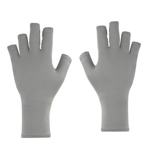 Lightweight Non Slip Fishing Gloves With Adjustable Wrist <b>Strap</b> Soft Fabric Palm And Flexible <b>Finger</b> Fit - Product Image 1