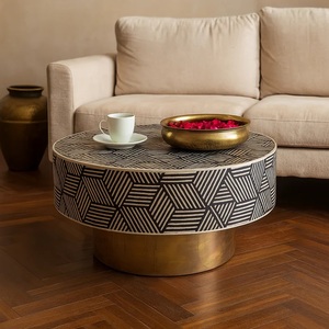 Accesorios Modernos para Sala de Estar: Centro de Mesa de Café con Incrustaciones de Hueso Súper Modernas, Novedad, Venta al por Mayor - Product Image 3