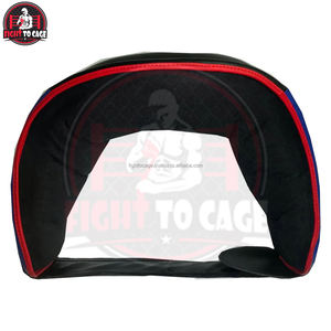 Protège-ventre en cuir multi-couches avec coutures renforcées, logo personnalisé, support lombaire en mousse, bandes de maintien pour poignets, protection contre les chocs pour la boxe - Product Image 5