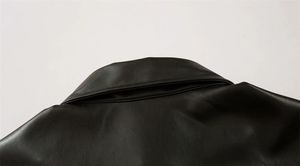 Chemises en cuir pour hommes sur mesure, vente en gros, manches longues, meilleure qualité, chemises en cuir à manches boutonnées unies - Product Image 3