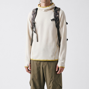 Sweat-shirt à capuche oversize pour homme, couleur unie, en molleton de coton, décontracté, pour l'automne, avec logo imprimé sur le devant, coupe classique - Product Image 6