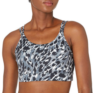 Soutien-gorge de sport pour femme à imprimé tendance, conçu avec un tissu extensible quadridirectionnel pour la course à pied, l'exercice et un style de vie actif - Product Image 1