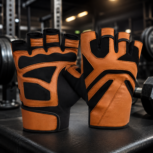 Gants de musculation personnalisés pour hommes, gants d'entraînement de fitness respirants avec support de paume et de poignet, pour la musculation et les exercices - Product Image 1