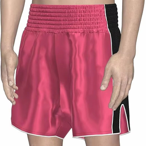Shorts de Muay Thai pour hommes de haute qualité, personnalisés, à séchage rapide, taille élastique, motif uni, fabricant de vêtements en gros, vêtements de combat - Product Image 1