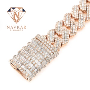 New Custom <b>Iced</b> <b>Out</b> Diamond Tennis Bracelet with Cuban Link Stainless Steel <b>Chain</b> Women Bracelet for Wholesale Purchase - Product Image 5