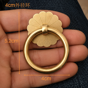 Handcrafted Brass Heart Cabinet Knob Decorative Furniture <b>Drawer</b> <b>Pull</b> Modern Wardrobe Cupboard Door Handle Golden Finish - Product Image 6