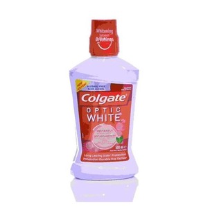 Enjuague bucal blanqueador Premium Colgate Optic White con tecnología avanzada para una sonrisa limpia y brillante - Product Image 6