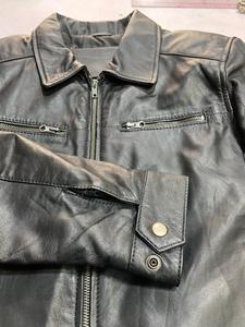 <b>Genuine</b> Leather Jackets Streetwear Winter Jacket Snakeskin Turn Down Collar Front Logo Luxury Fashion Men's Jackets - Product Image 6
