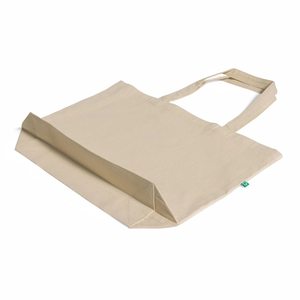Recycled Cotton Canvas Tote <b>Bag</b> Heavy Duty Foldable <b>Long</b> Custom Print Sustainable Gift Wholesale Promotional Grocery Market - Product Image 4