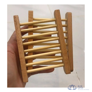 Support de Savon et Plateau de Rangement en Bambou Écologique Moderne BEST SELLING Blue Lotus Farm pour Salle de Bain et Douche - Product Image 1