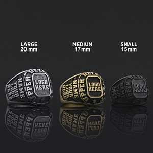 Bague d'université BOJ MCollege 016 personnalisée en argent avec diamant, bague de diplôme unisexe, certifiée GIA, micro-prix bas - Product Image 4