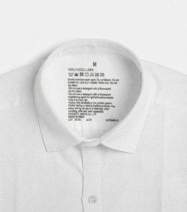 เสื้อเชิ้ตแขนยาวสีขาวสำหรับผู้ชาย Enovate พร้อมกางเกงขายาวสีเบจ ชุดลำลองแบบสมาร์ท ระบายอากาศได้ดี ผลิตจากผ้าลินิน สำหรับฤดูร้อน - Product Image 5