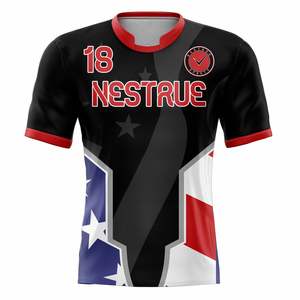 Maillots de football personnalisés haut de gamme, impression par sublimation, séchage rapide, uniforme de football, vêtements d'équipe d'athlétisme, maillots de football en gros - Product Image 2