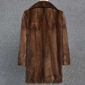 Abrigo Largo de Invierno 2022 para Hombre, Casual, Cálido, Grueso, de Alta Calidad, con Cuello de Piel Sintética y Manga Larga - Product Image 2