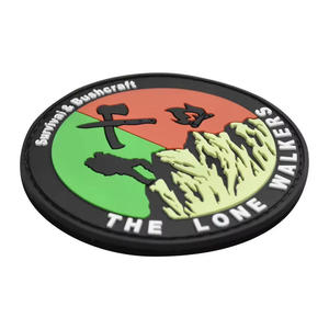 Premium 2D Soft PVC Rubber Patch Custom Logo Brand <b>Badge</b> for Jackets Hoodies Caps Travel Bags Footwear and Outdoor Apparel - Product Image 2