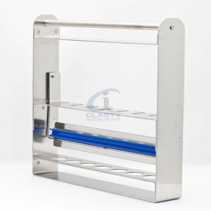 Soporte para Tubos de Ensayo de Acero Inoxidable CLASTY, Color Azul, Autoclavable, Certificado CE Clase I, para Uso en Quirófanos - Product Image 5