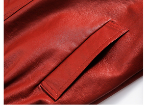 Veste en cuir décontractée pour homme, style streetwear, à carreaux, nouvelle mode, prix de gros, haute qualité, thermique, classique, pour moto - Product Image 6
