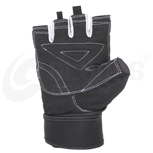 For High Selling Weightlifting Fitness <b>Gloves</b> Gym Non-slip Breathable Half Finger Polyester Lace-up Closure - Product Image 5