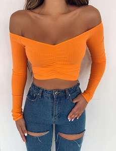 Top corto de alta calidad, el más demandado para mujer, con el último diseño de moda y tela de la mejor calidad para la temporada de verano. - Product Image 2