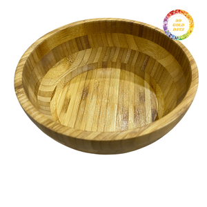 Tazón Enrollable de Bambú Hecho a Mano, Ecológico y Personalizado, con Cuchara, Estilo Vintage, Listo para Usar en Casa y Comercialmente - Product Image 1