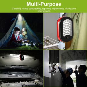 27LED Compact Portable Magnetic <b>Flashlight</b> Hang Lights with Hook for Camping Hiking Emergency-Headlamp Category - Product Image 3