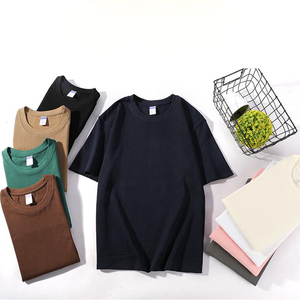 Blank <b>Box</b> Tee Tshirt <b>Drop</b> Shoulder Boxy Fit Crop TShirt Oversized Heavyweight T-Shirt Men - Product Image 6