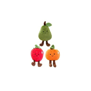 ตุ๊กตาอะโวคาโดน่ารักพร้อมใบสีเขียวและเท้าสีส้ม ตุ๊กตาสัตว์นุ่มนิ่มสำหรับเด็ก 0 ถึง 24 เดือน สำหรับเด็กทั้งชายและหญิง - Product Image 2