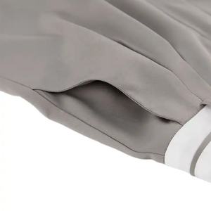 Venta al por mayor-Pantalones sueltos de pierna ancha de cintura alta elástica de verano para mujer-Pantalones rectos transpirables de tela personalizada para mujer - Product Image 4