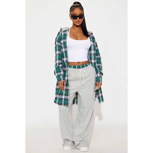 Boxy Long Sleeve Plaid <b>Shirt</b> Men Casual Flannel 100 Cotton Full Sleeve Autumn <b>Collarless</b> Open Stitch Woven Patterned <b>Shirts</b> - Product Image 1