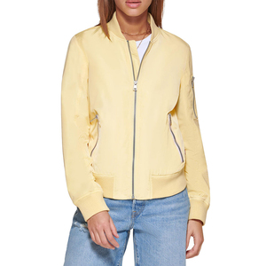 Chaqueta Bomber para Mujer con Logotipo Personalizado, Diseño Casual de Alta Calidad, Talla Grande, Cuello Alto, Transpirable, para Invierno - Product Image 1