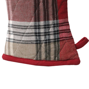 Gants de four en coton biologique de luxe, teints en fil, à carreaux, aux couleurs magnifiques, de qualité supérieure - Product Image 4