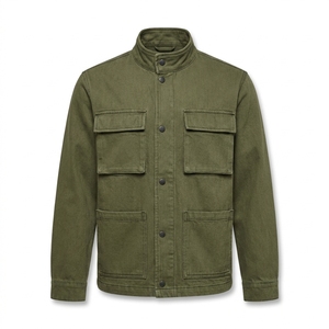 Veste en jean personnalisée pour homme, style minimaliste, denim brut pour marques de boutiques, vente en gros, livraison directe d'usine - Product Image 3